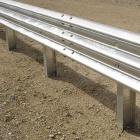 Thrie-Beam Galvanized Steel Road Crash Barrier