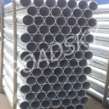 Powder Coated Round Road Safety Crash Barrier Post